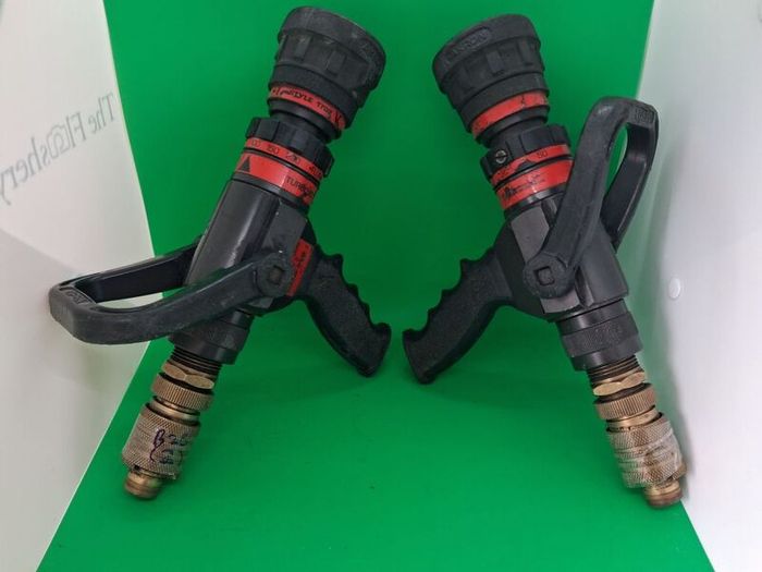 Postage - 2 X Akron Style 1702  Fire Fighting Nozzle