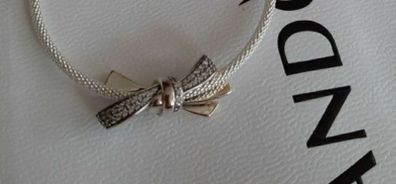 New genuine pandora large bow charm