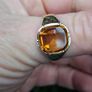 8ct Gold Citrine Ring Image 3