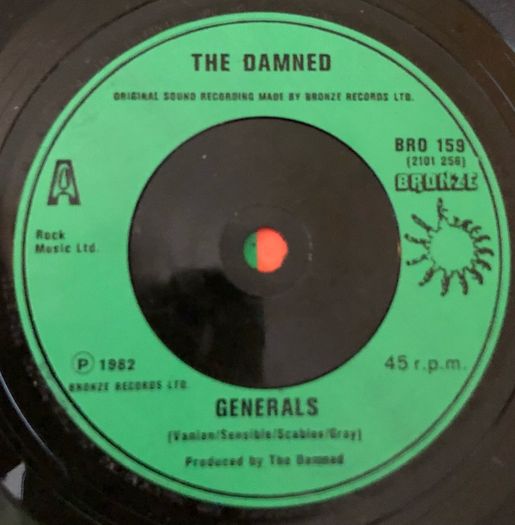 The Damned - Generals (1982) 7"