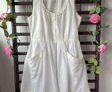 Dress uk 12 Tommy Hilfiger ivory 100% cotton