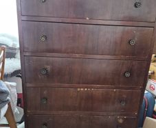Vintage Mid-Century 5-Drawer Dresser / Tallboy