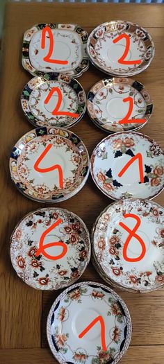 Antique saucers