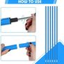 football Agility Training Slalom Poles Set Image 2
