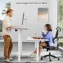Electric Standing Desk Height Adjustable 120 x 60cm Image 6