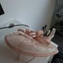 fascinator rose pink worn once for a wedding Image 4
