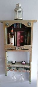 Antique Style Wine Wall Rack