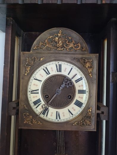 German wall clock Gustav Becker
