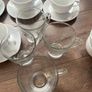 10 Coffe cups and saucers plus 4 clear mugs Image 7
