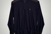 Calvin Klein Golf Mens 1/4 Zip Top Size Large Black