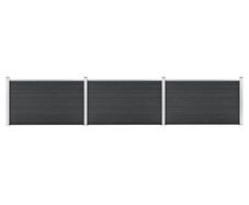 Garden Fence WPC 526x106 cm Grey