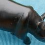 Vintage Hand Carved Wood Rhino 13" Sculpture Folk Art Figurine Image 10