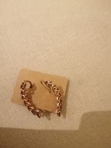 Sterling silver rose gold plated stud earrings