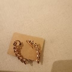 Sterling silver rose gold plated stud earrings