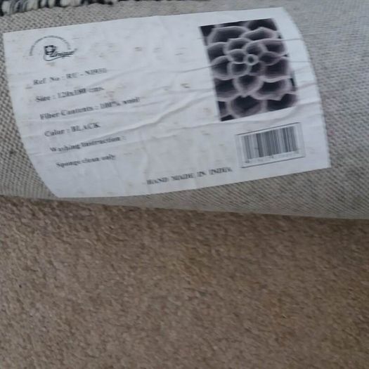 Wool rug.