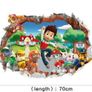 Cartoon Wall Stickers For Kids Room, Children Bedroom, Wall Decoration, Door, Window Sticker Image 2