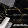 120x180cm Black and Gold Rugs Living Room, Machine Washable Non-Shedding Non Slip Rug, Thick Soft Fluffy Carpet, Geometric Rugs for Kids Room, Kitchen, Lounge, Bedside Image 4