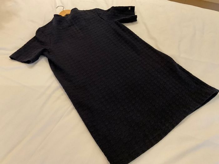 Gorgeous Tommy Hilfiger navy waffle shift dress M