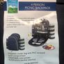 Picnic Backpack 4-person Set With Cooler Compartment Image 2