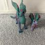 Shleich mother dragon and baby dragon Image 2