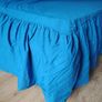 Blue and Green Single Bed Sheet Image 4