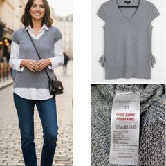 Mint velvet london chic knit tank top jumper