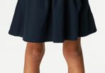 Navy M and S jersey skirts