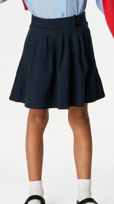 Navy M and S jersey skirts