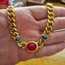 Vintage Gold Tone Necklace Image 3