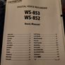 Olympus digital voice recorder WS-852 Image 3