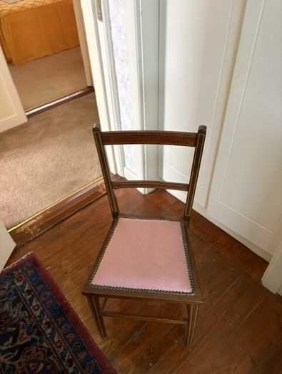 Set of 3 vintage wooden dining chairs