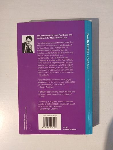 The Man Who Loved Only Numbers by Paul Hoffman