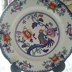 Four Bishop & Stonier Bisto Nankin Antique Plates