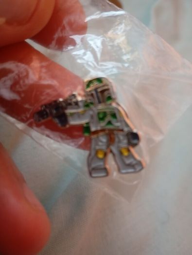 star wars boba fett Lego pin