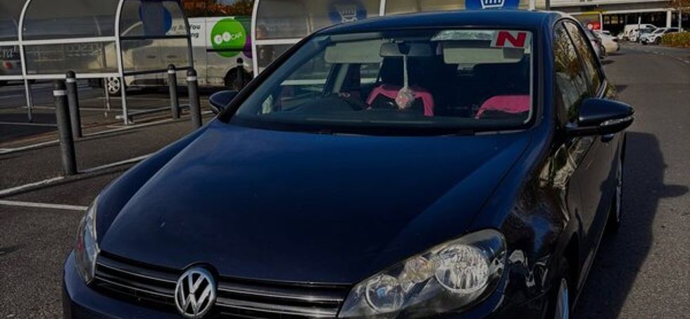 Dark blue Volkswagen Golf TDI