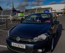 Dark blue Volkswagen Golf TDI