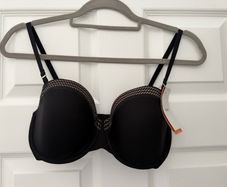 DKNY Black Balconette Bra 32dd (EU70E) BNWT