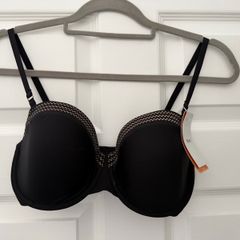 DKNY Black Balconette Bra 32dd (EU70E) BNWT