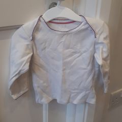 M&S long sleeved baby top