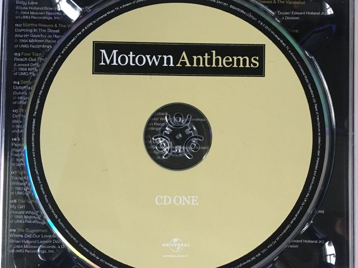 Motown [2012] Motown Anthems (4CD Digipak Album)