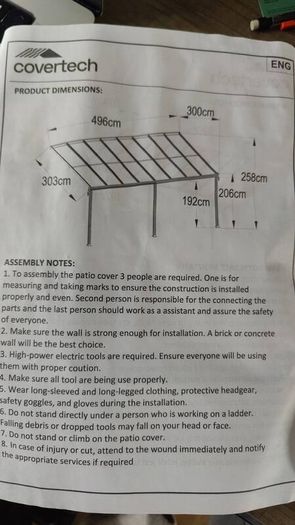 aluminium pergola