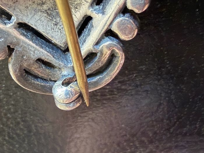 silver brooch