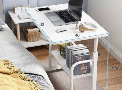 Height Adjustable Laptop Study Desk Over Bed Table NEW
