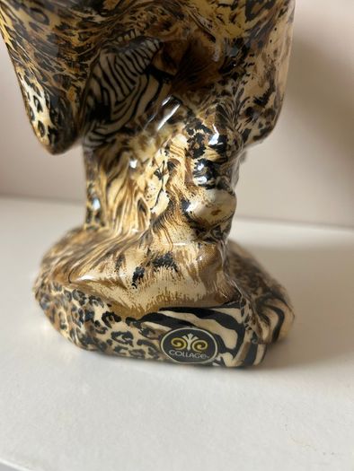 Vintage Tiger Ornament Collage