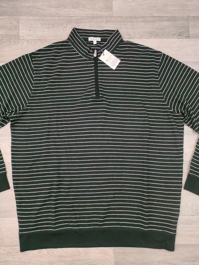 New Peter Millar Half Zip Golf Jumper Mens XXL