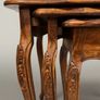 Charming Set of Three Antique French Oak Nesting Tables Image 3