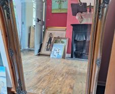 Vintage Very Heavy Rectangular Mirror