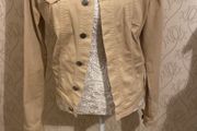 denim  jacket  nude cream Soya Concept