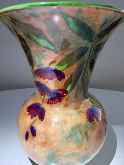 Royal Doulton (8025A & D6276) Wisteria Vase 1949 - Rare Form