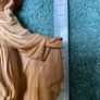 Vintage wooden statue of Mary Image 4